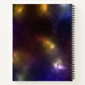 Abstrakte Galaxiekonstellationen Digitale Kunst: V Notizblock (Rückseite)