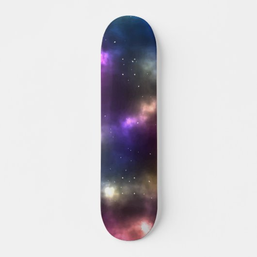 Abstrakte Galaxiekonstellationen Digitale Kunst: V Skateboard (Vorne)