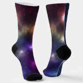 Abstrakte Galaxiekonstellationen Digitale Kunst: V Socken (Gewinkelt)