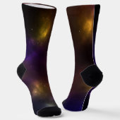 Abstrakte Galaxiekonstellationen Digitale Kunst: V Socken (Gewinkelt)
