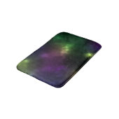 Abstrakte Galaxien-Konstellationen Digitale Kunst: Badematte (Schrägansicht)