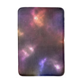 Abstrakte Galaxien-Konstellationen Digitale Kunst: Badematte (Vorderseite Vertikal)