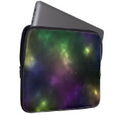 Abstrakte Galaxien-Konstellationen Digitale Kunst: Laptopschutzhülle (Vorne Rechts)
