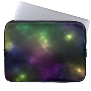 Abstrakte Galaxien-Konstellationen Digitale Kunst: Laptopschutzhülle