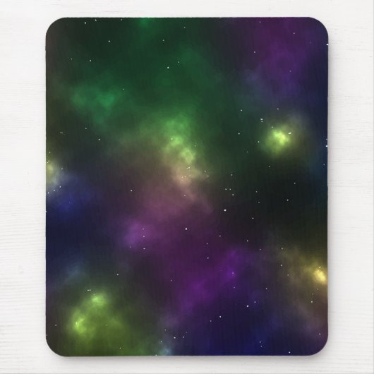 Abstrakte Galaxien-Konstellationen Digitale Kunst: Mousepad (Vorne)