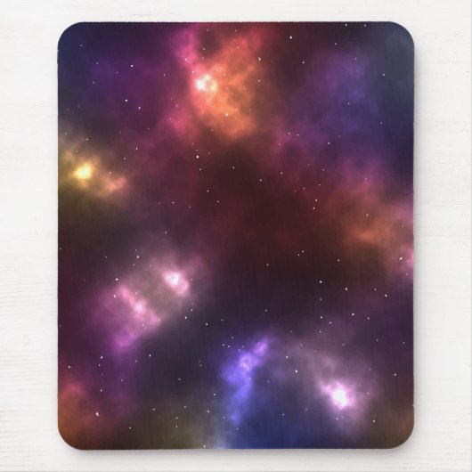 Abstrakte Galaxien-Konstellationen Digitale Kunst: Mousepad (Vorne)
