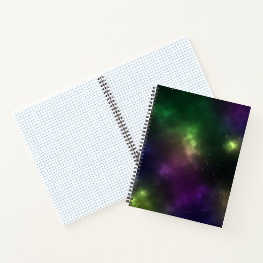 Abstrakte Galaxien-Konstellationen Digitale Kunst: Notizblock (Innenseite)