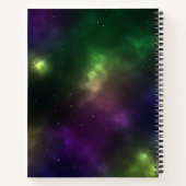 Abstrakte Galaxien-Konstellationen Digitale Kunst: Notizblock (Rückseite)