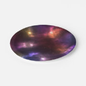 Abstrakte Galaxien-Konstellationen Digitale Kunst: Pappteller (Schrägansicht)