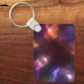 Abstrakte Galaxien-Konstellationen Digitale Kunst: Schlüsselanhänger (Vorderseite)