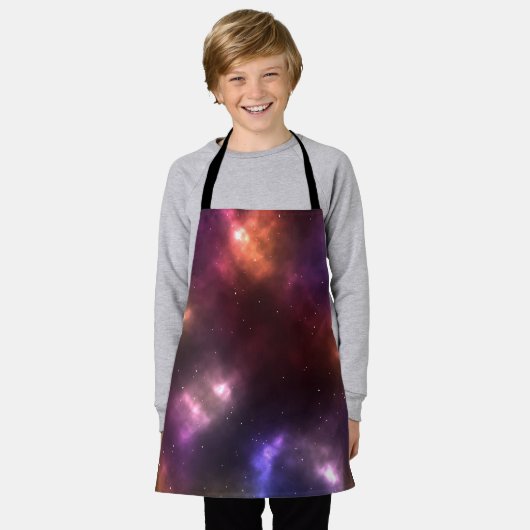 Abstrakte Galaxien-Konstellationen Digitale Kunst: Schürze (Getragen)