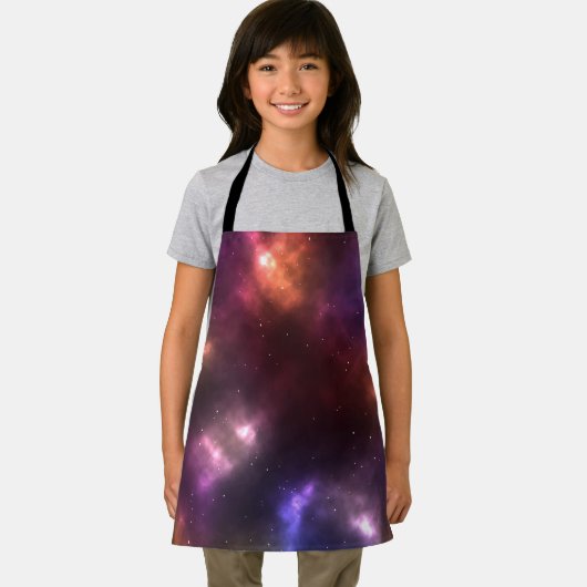 Abstrakte Galaxien-Konstellationen Digitale Kunst: Schürze (Insitu)