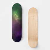 Abstrakte Galaxien-Konstellationen Digitale Kunst: Skateboard (Vorderseite)