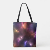 Abstrakte Galaxien-Konstellationen Digitale Kunst: Tasche (Rückseite)