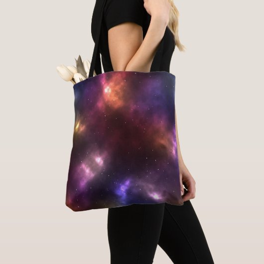 Abstrakte Galaxien-Konstellationen Digitale Kunst: Tasche (Von Nahem)