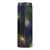 Abstrakte Galaxien-Konstellationen Digitale Kunst: Thermosbecher (Rückseite)