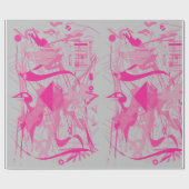 abstrakte Galaxis Geschenkpapier (Flach)