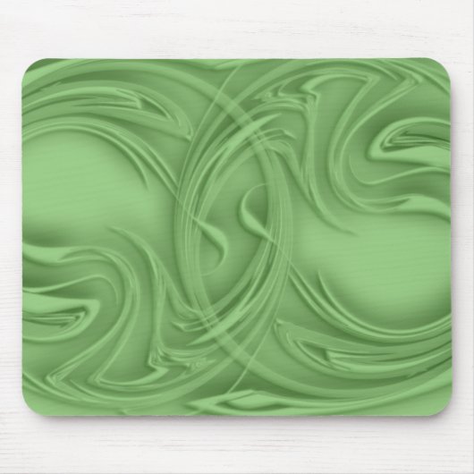 Abstrakte Gänge über grüne Kunstwerke Mousepad (Vorne)