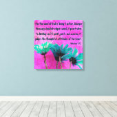 abstrakte Gänseblümchen 4:12 Leinwanddruck (Insitu (Holzboden))