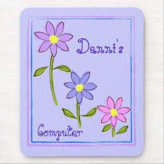Abstrakte Gänseblümchen-personalisierte Mousepad