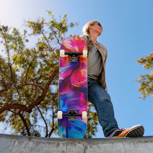 Abstrakte Gärten blühen Skateboard (Außenbereich 1)