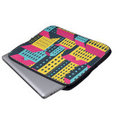 Abstrakte Gebäude Landschaft Vintag Laptopschutzhülle (Vorne Knopf)
