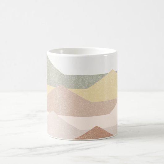 Abstrakte Gebirgsgestaltung Kaffeetasse (Mittel)