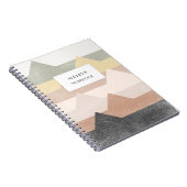 Abstrakte Gebirgsgestaltung Notizblock (Rechte Seite)