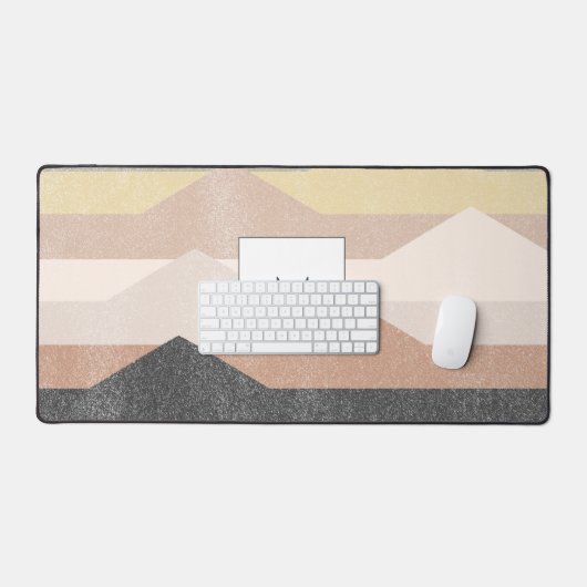 Abstrakte Gebirgsgestaltung Schreibtischunterlage (Tastatur & Maus)