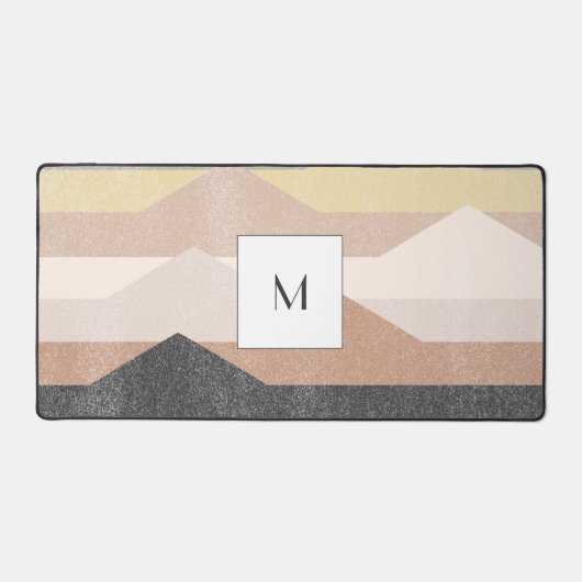 Abstrakte Gebirgsgestaltung Schreibtischunterlage (Vorderseite)