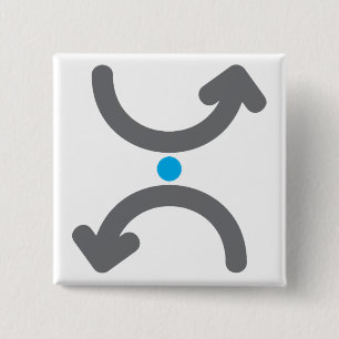 Abstrakte gebogene Pfeile Austausch Symbolischer F Button