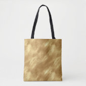 Abstrakte gebürstete Goldstruktur Tasche (Vorderseite)