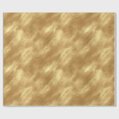 Abstrakte gebürstete Goldtextur Geschenkpapier (Flach)