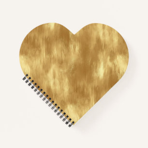 Abstrakte gebürstete Goldtextur Notizblock