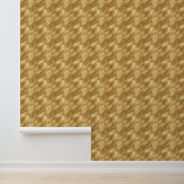 Abstrakte gebürstete Goldtextur Tapete (Anwendung)