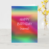 Abstrakte Geburtskarte Karte (Gelbe Blume)