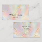 abstrakte Gefälle Visitenkarte (Vorne/Hinten)