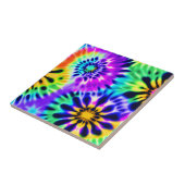 Abstrakte Gefärbte Krawatte Adire Muster Fliese (Seite)