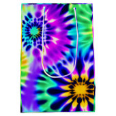 Abstrakte Gefärbte Krawatte Adire Muster Mittlere Geschenktüte (Rückseite)