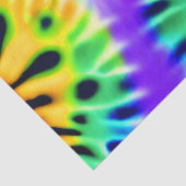 Abstrakte Gefärbte Krawatte Adire Muster Seidenpapier (Detail)