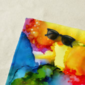 Abstrakte Gefärbte Krawatte des Regenbogens Strandtuch (Beispiel)