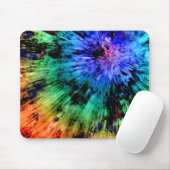 Abstrakte Gefärbte Krawatte Mousepad (Mit Mouse)