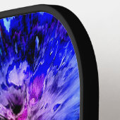 Abstrakte Gefärbte Krawatte Pickleball Schläger (Linke Seite)