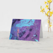 Abstrakte Gefühle Karte (Gelbe Blume)