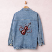 Abstrakte Geigerinnen Jeansjacke (Hangar)