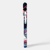 Abstrakte Geisha-Rosa-Blume Case-Mate iPhone Hülle (Rückseite / Links)