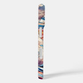 Abstrakte Geisha-Rosa-Blume Case-Mate iPhone Hülle (Rückseite / Rechts)