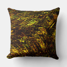 Abstrakte gekrümmte Bänder in goldgrün und dunkels