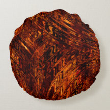 Abstrakte gekrümmte Bänder in rötlich-goldfarbenen