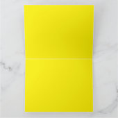 Abstrakte Gelb- und Orangenformen überlappen sich  Karte (Innenseite)